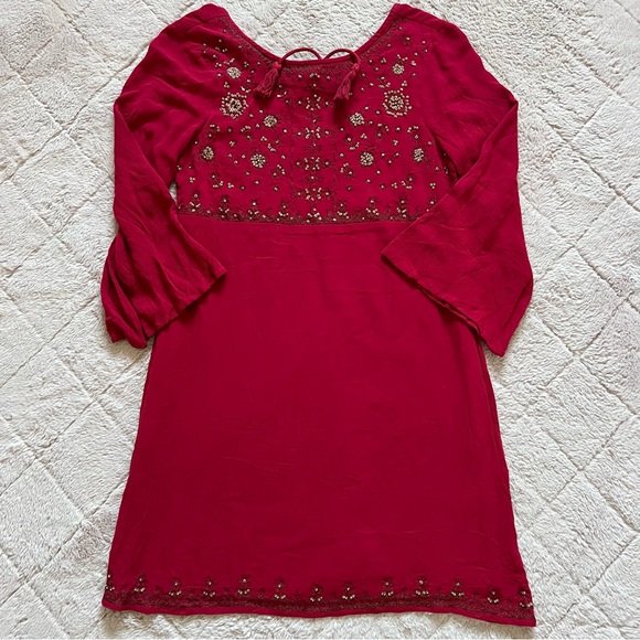 NWOT Altar’d State Embroidered Bohemian Dress Women’s Size S - Picture 1 of 9